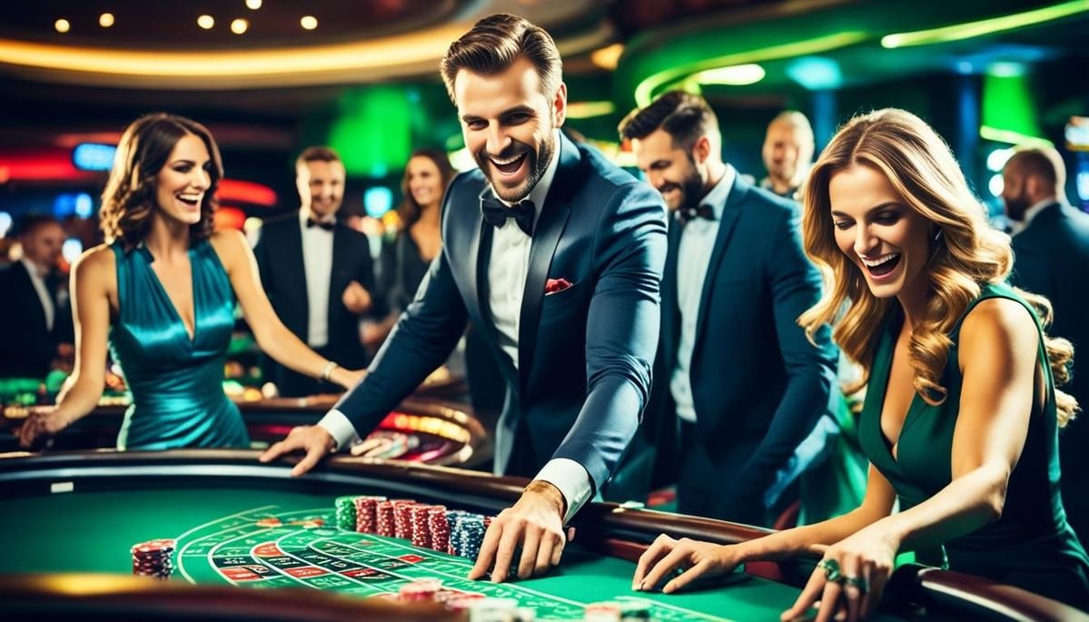 Berbagai permainan Live Casino daun123 termasuk blackjack, roulette, baccarat, dan Dragon Tiger